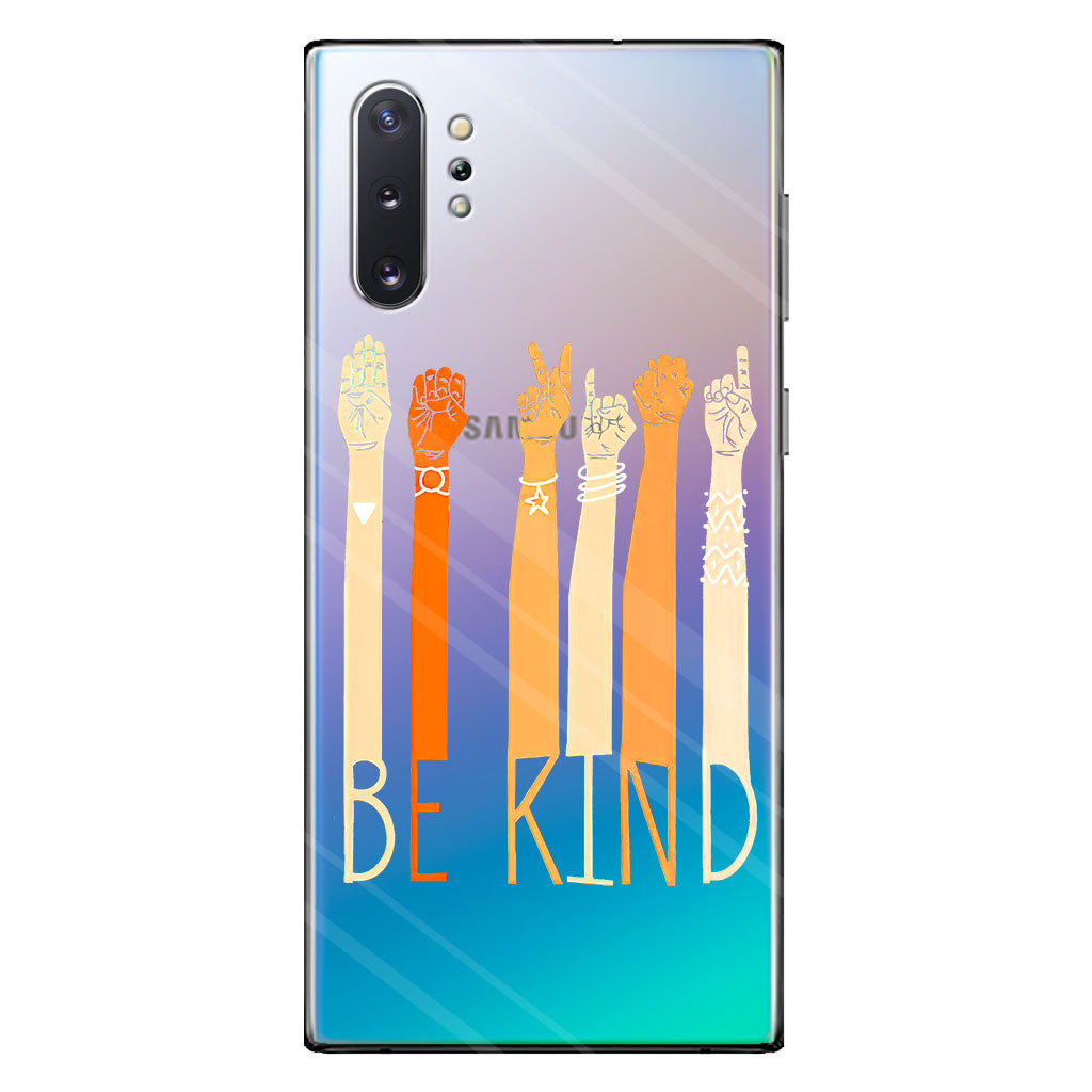 Be Kind - ASL Clear Phone Case