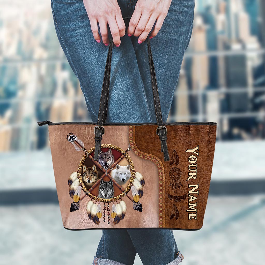 Native Blood - Personalized American Indian Leather Bag