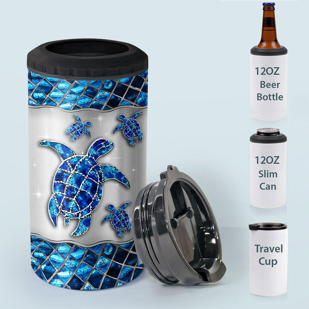 Love Turtles - Personalized Turtle Can Cooler