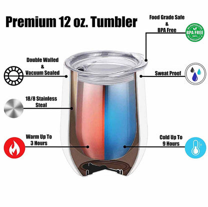 Love Bees - Personalized Bee Wine Tumbler