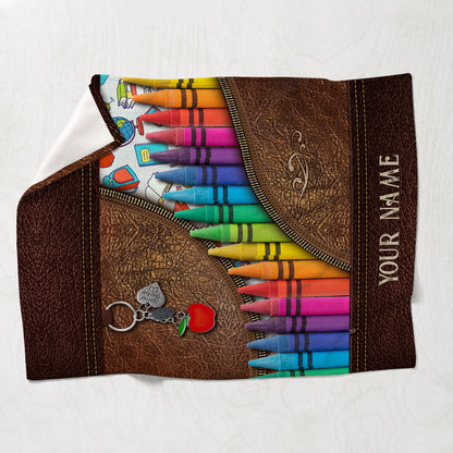 Teach Love Inspire - Personalized Teacher Blanket