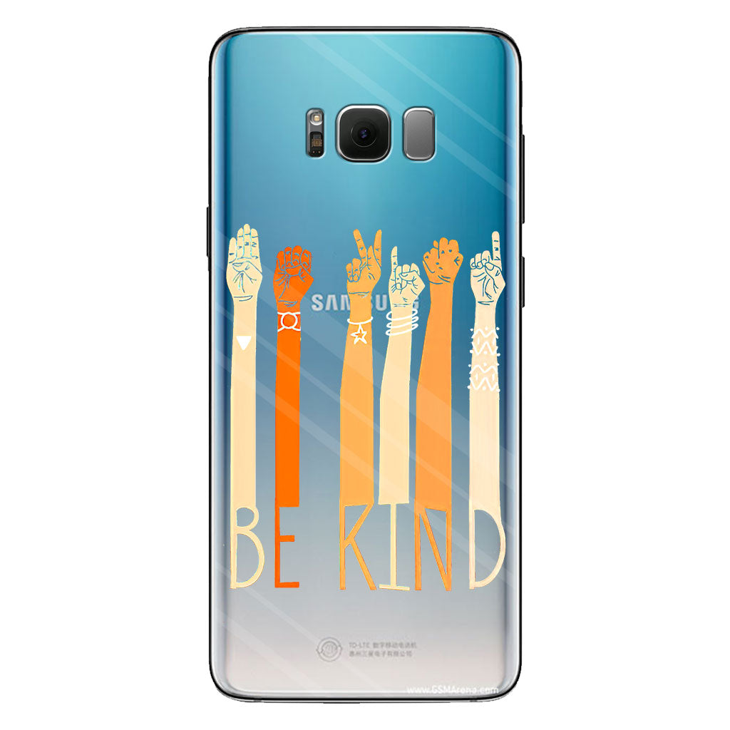 Be Kind - ASL Clear Phone Case
