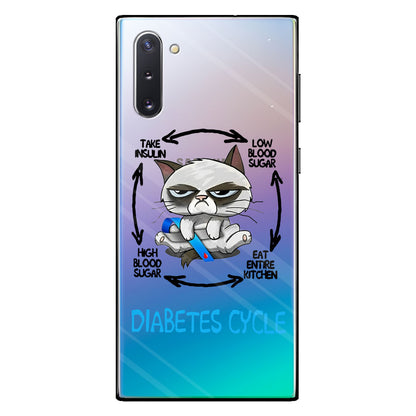 Diabetes Cycle - Diabetes Awareness Clear Phone Case