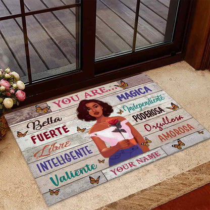 You Are - Personalized Latina Women Doormat