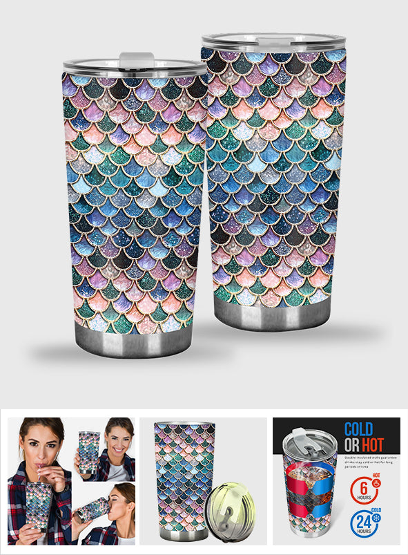 Mermaid Scales - Mermaid Tumbler