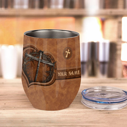 Have Faith - Personalized Christian Wine Tumbler