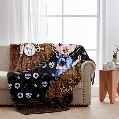 Nurse Life - Personalized Nurse Blanket