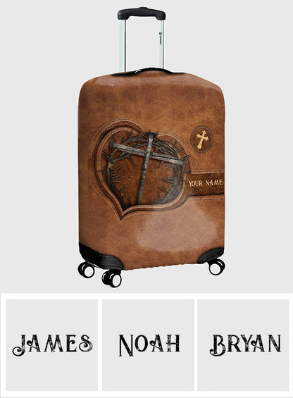 Have Faith - Personalized Christian Luggage Cover