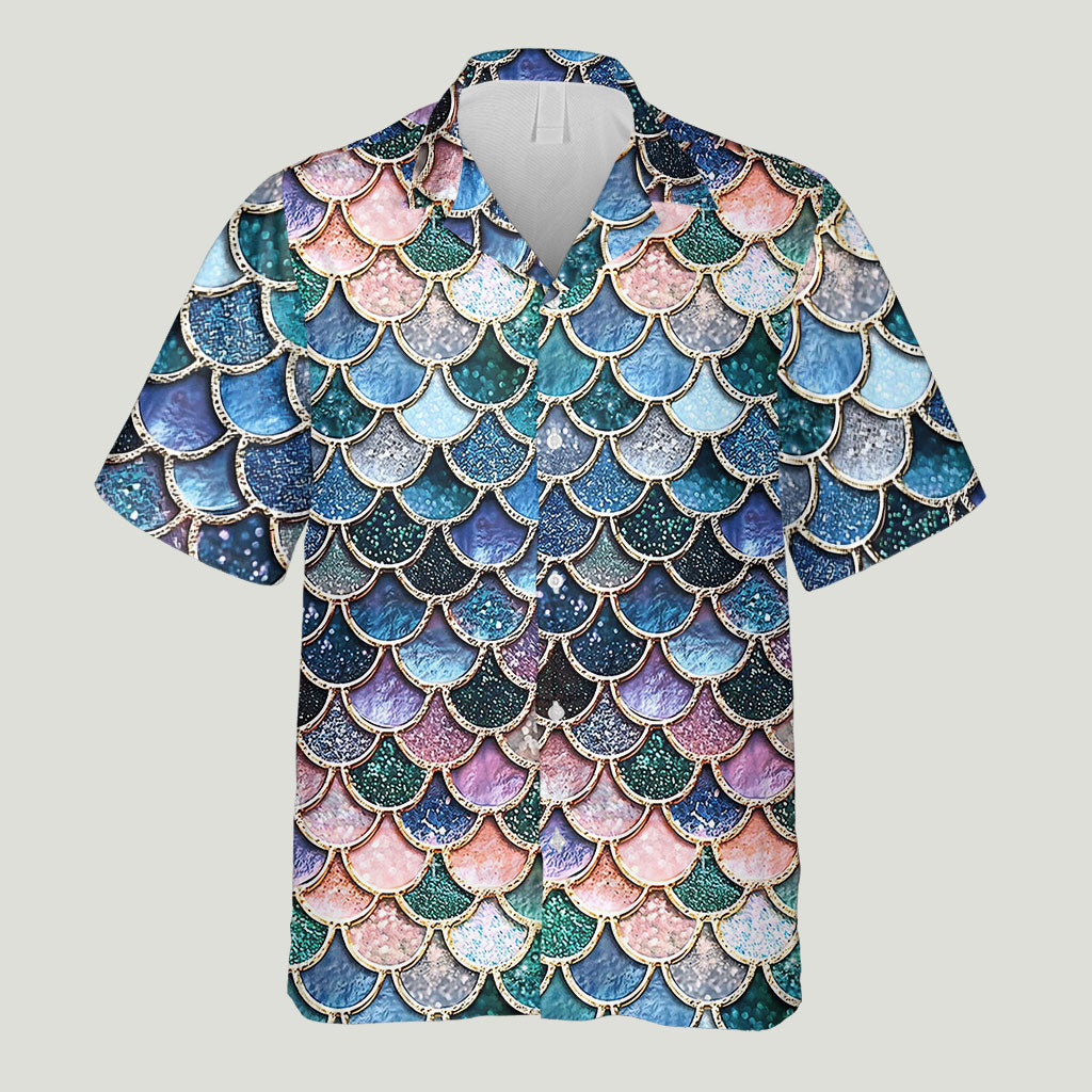Mermaid Scales - Mermaid Hawaiian Shirt