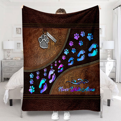 Never Walk Alone - Dog Blanket