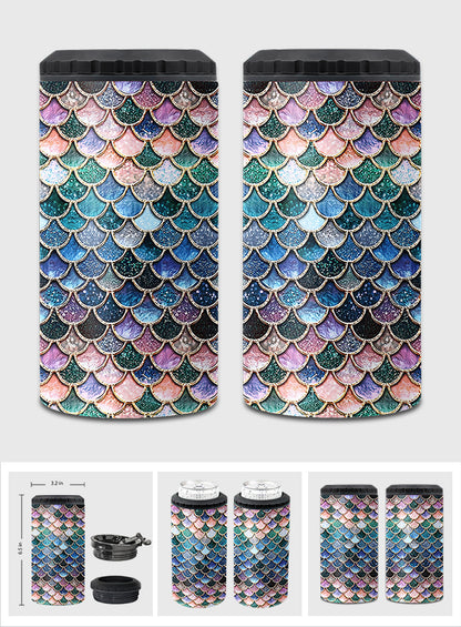 Mermaid Scales - Mermaid Can Cooler