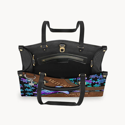 Salty Lil' Beach - Personalized Turtle Leather Handbag