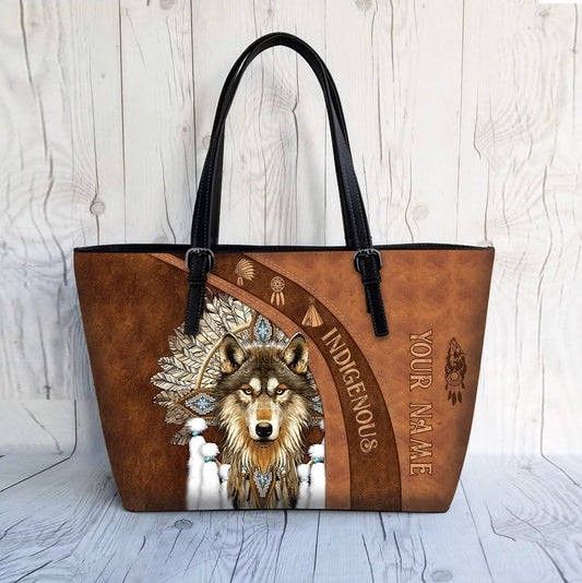 Indigenous - Personalized American Indian Leather Bag