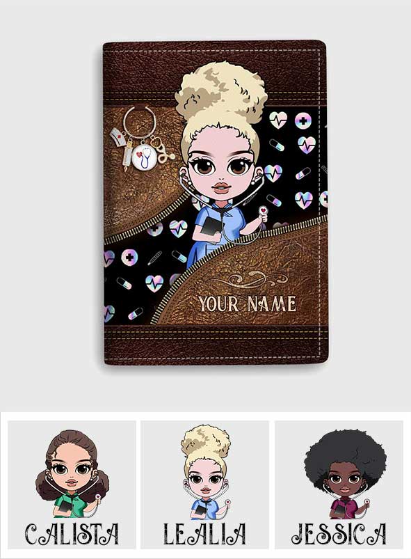 Nurse Life - Personalized Nurse Passport Holder