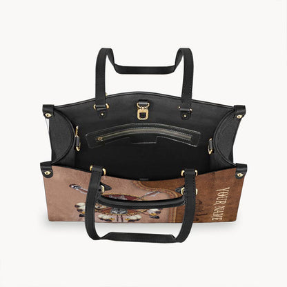 Native Blood - Personalized American Indian Leather Handbag