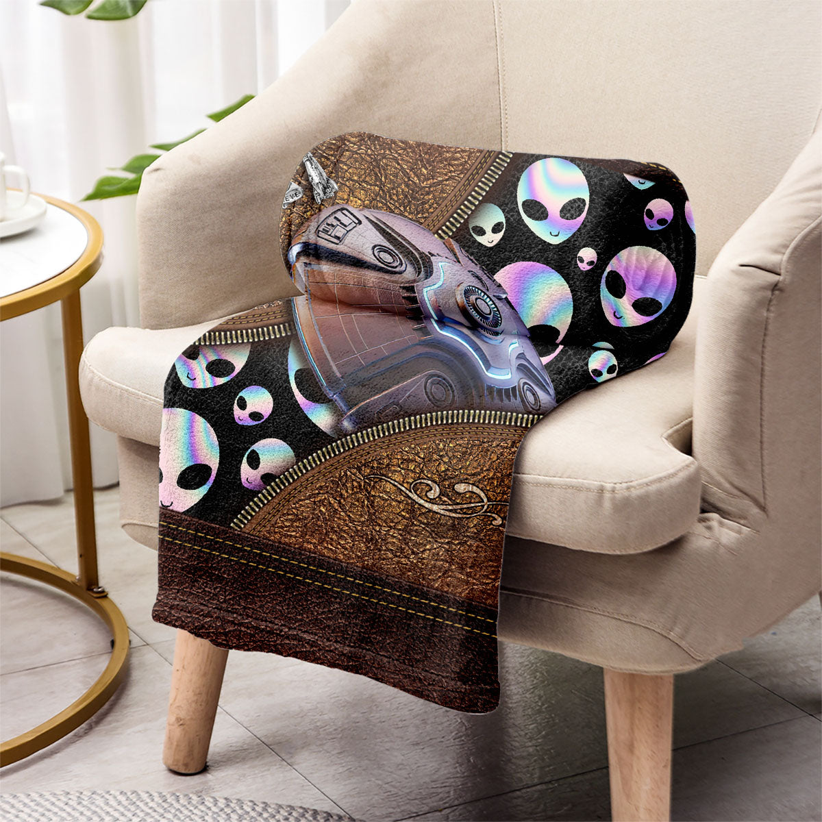 Believer - Personalized Alien Blanket