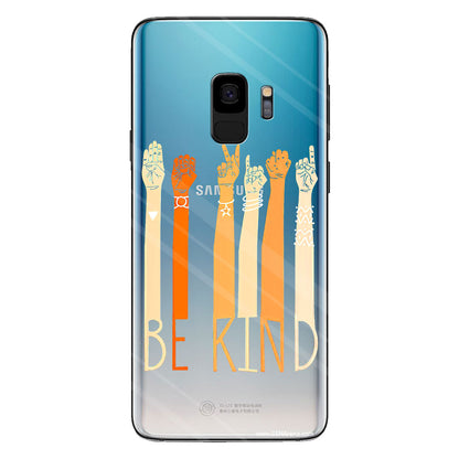 Be Kind - ASL Clear Phone Case