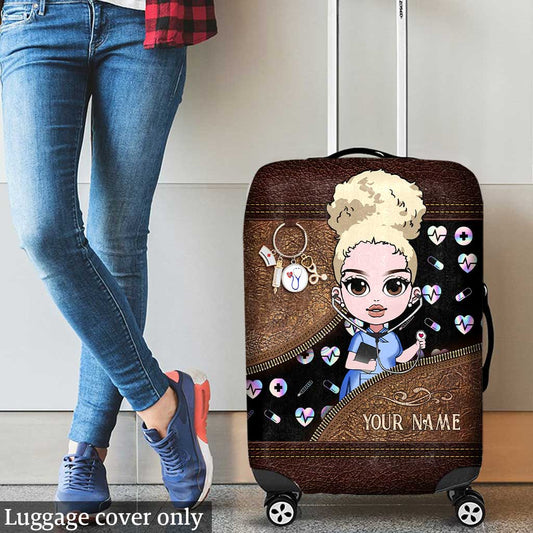 Nurse Life - Personalized Nurse Luggage Cover