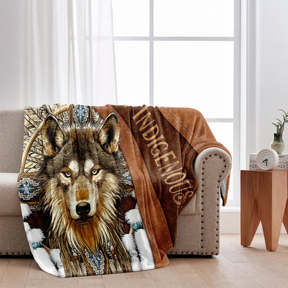 Indigenous - Personalized American Indian Blanket
