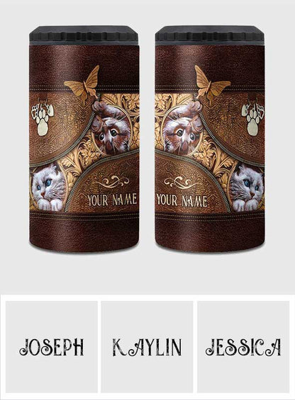 Love Cats - Personalized Cat Can Cooler