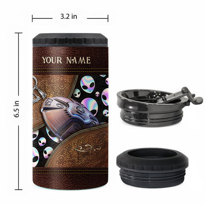 Believer - Personalized Alien Can Cooler