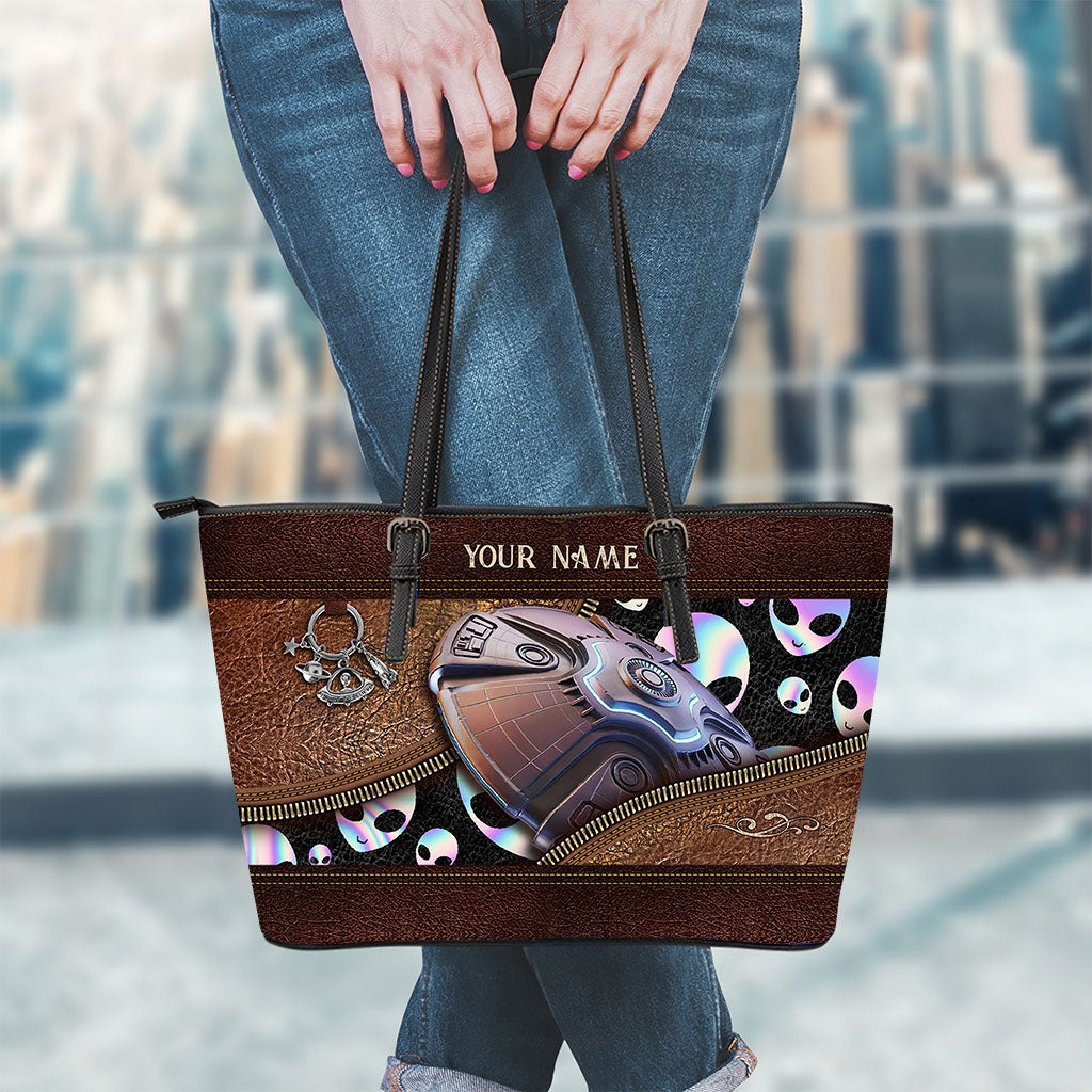 Believer - Personalized Alien Leather Bag