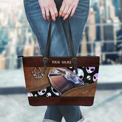 Believer - Personalized Alien Leather Bag