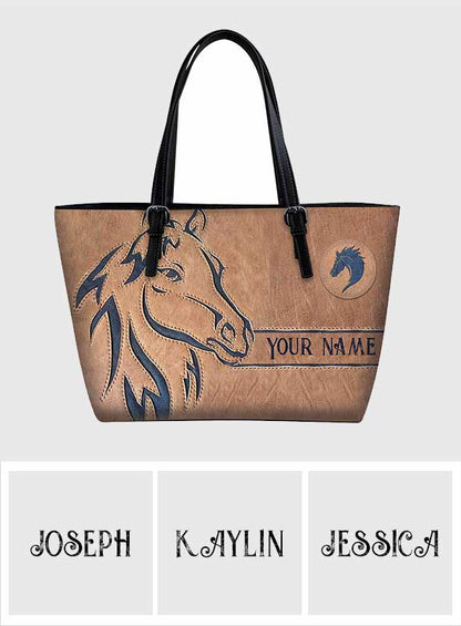 Love Horse - Personalized Horse Leather Bag
