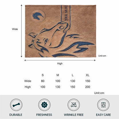 Love Horse - Personalized Horse Blanket