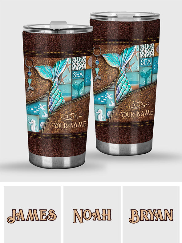 Love Mermaid - Personalized Mermaid Tumbler