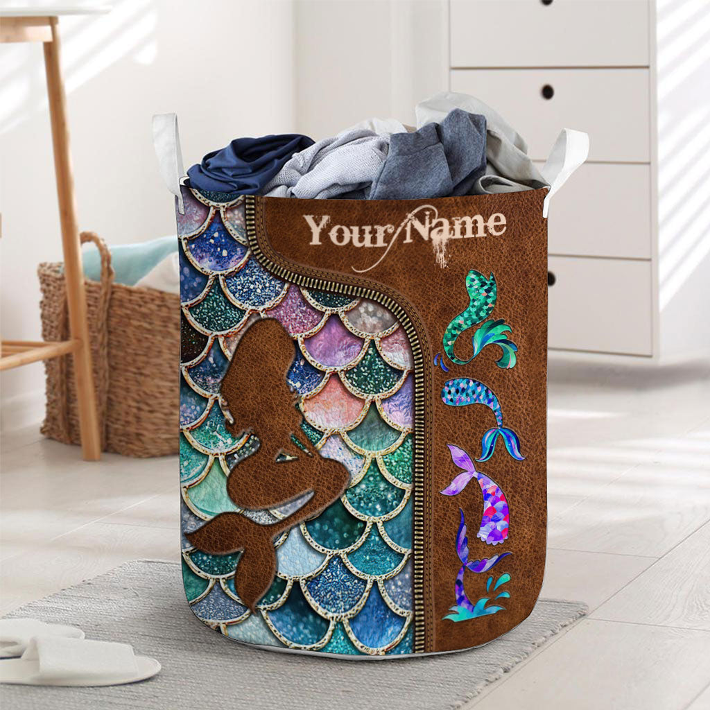 Mermaid - Personalized Mermaid Storage Basket