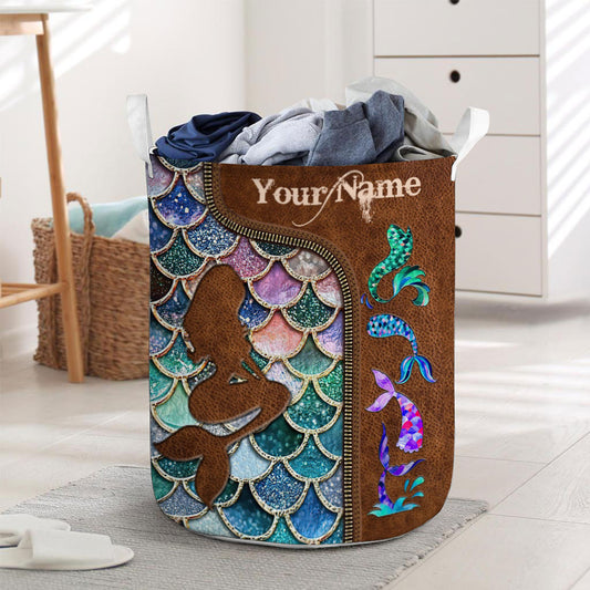 Mermaid - Personalized Mermaid Storage Basket