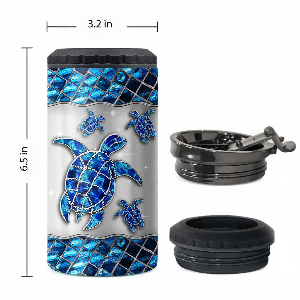 Love Turtles - Personalized Turtle Can Cooler