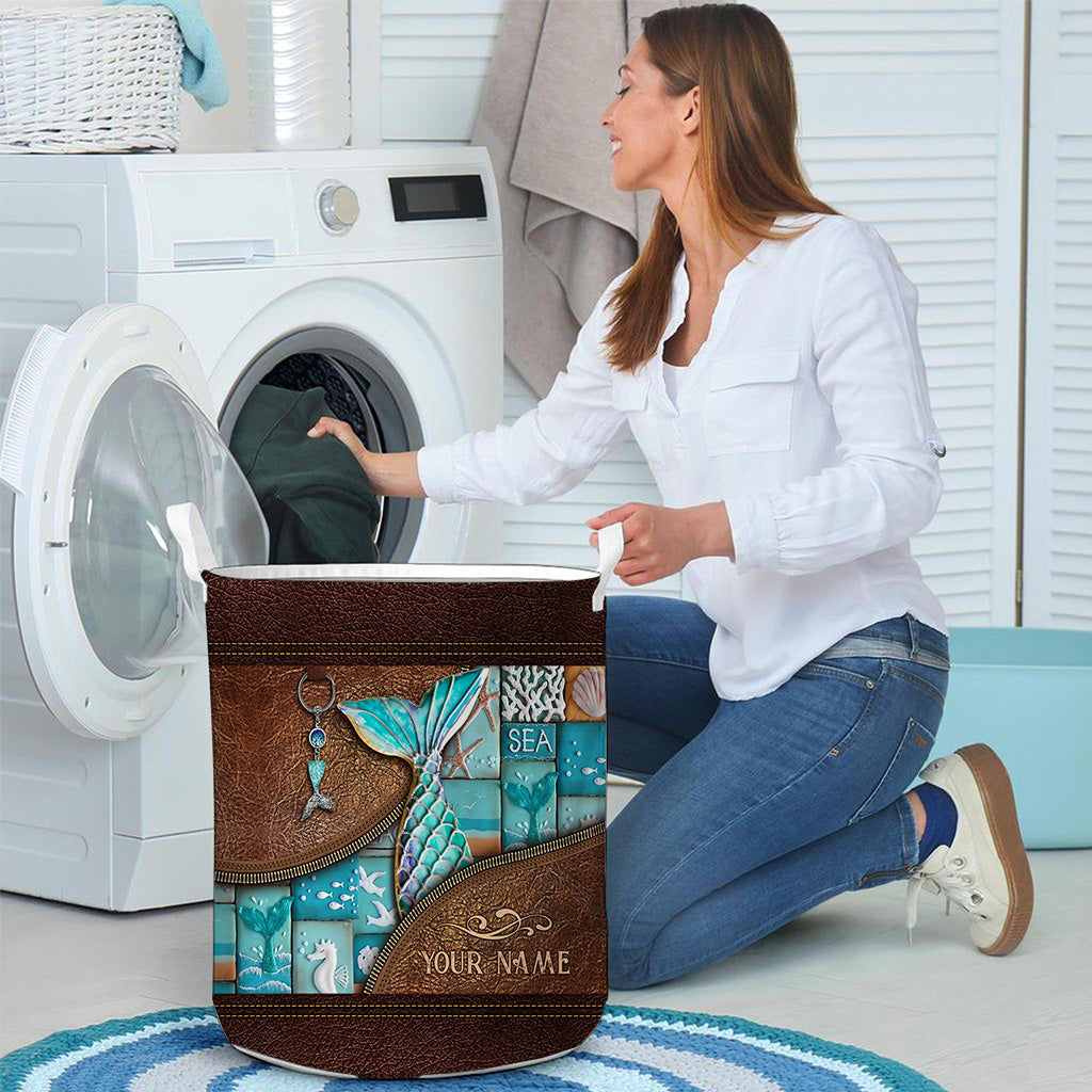 Love Mermaid - Personalized Mermaid Storage Basket