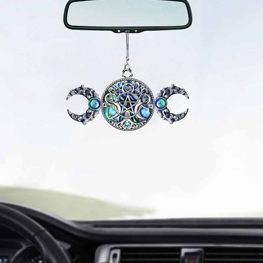 Magic Witch - Car Ornament (Printed On Both Sides) With 3D Pattern Print