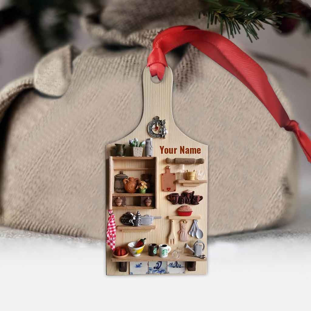 Baking Tools - Personalized Christmas Ornament With 3D Pattern Print (Printed On Both Sides)