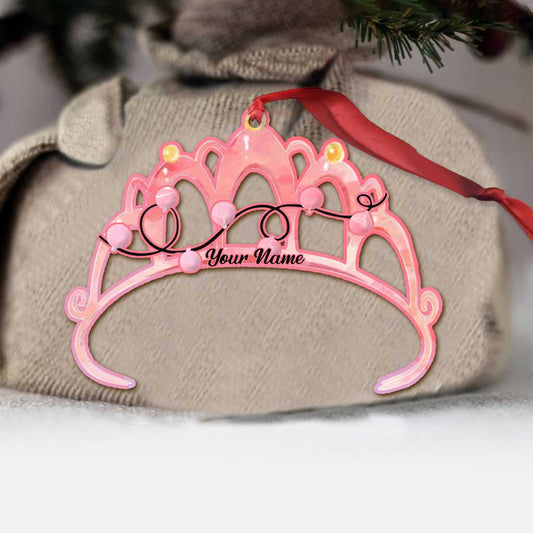 Ballet In Pink - Personalized Christmas Ornament (Printed On Both Sides)