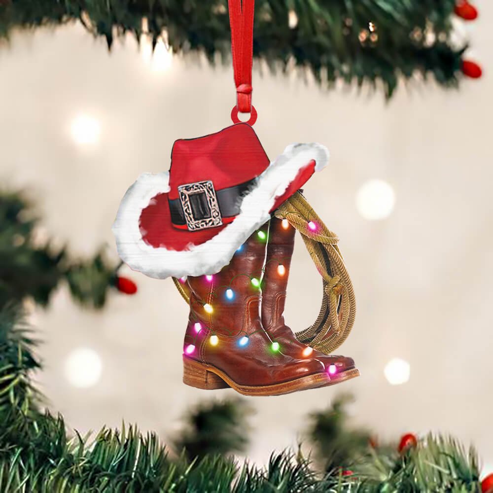 Horse Cowboy Gears - Horse Ornament (Printed On Both Sides) 1122