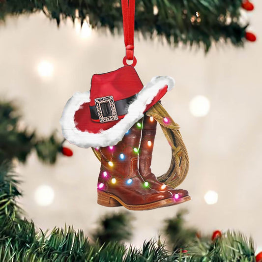 Horse Cowboy Gears - Horse Ornament (Printed On Both Sides) 1122